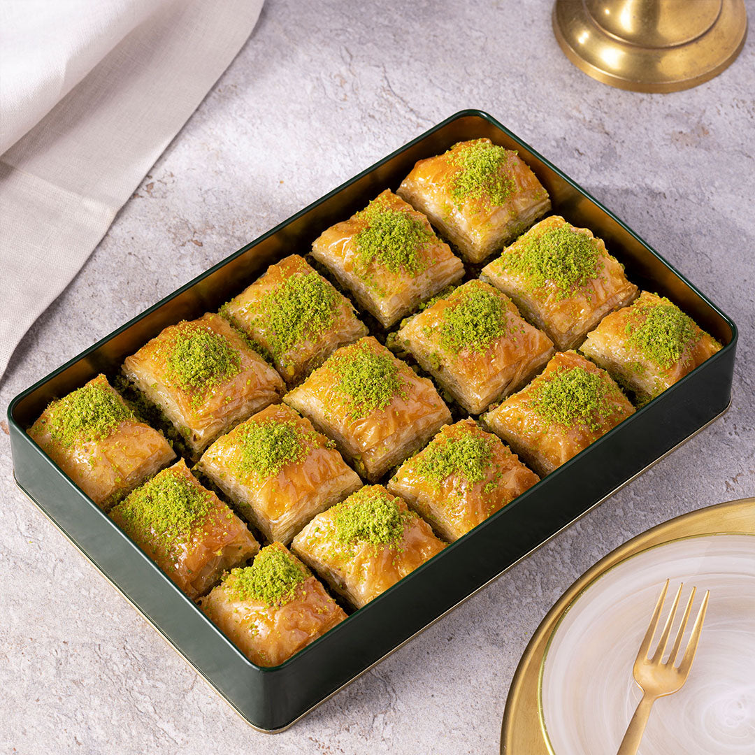 Square Baklava with Pistachio