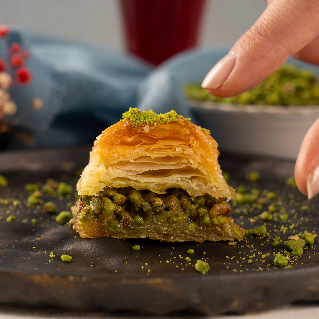 Square Baklava with Pistachio