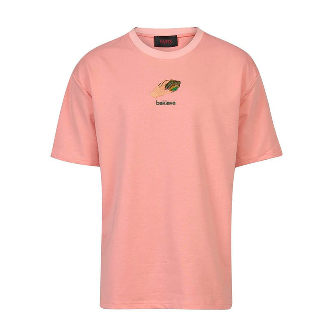 Baklava Design T-Shirt - Pink