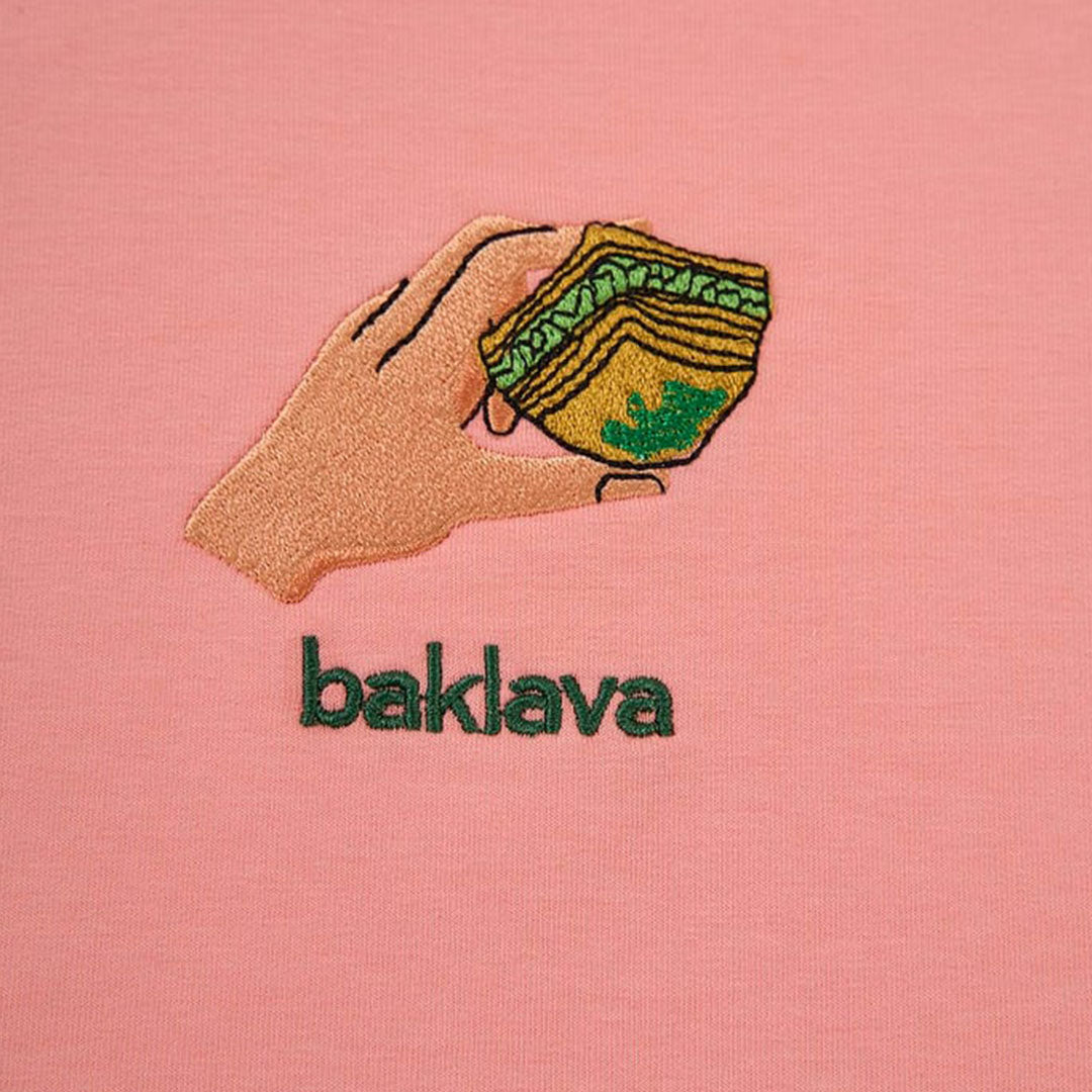Baklava Design T-Shirt - Pink