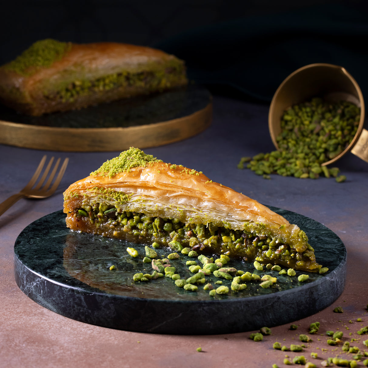 Pistachio Carrot Slice Palace Baklava