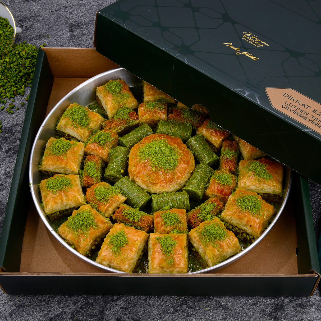 Premium Pistachio Baklava Special Tray