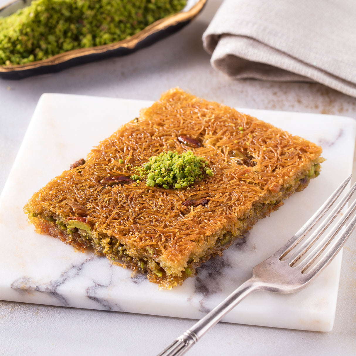 Tel Kadayif with Pistachio