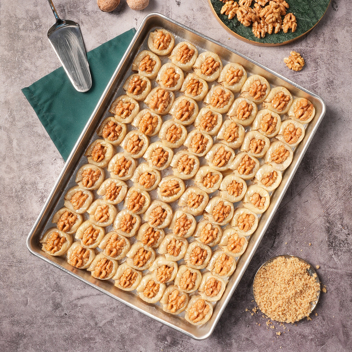 Burma with Walnut on a Tray