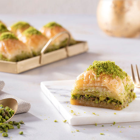 Square Baklava with Pistachio