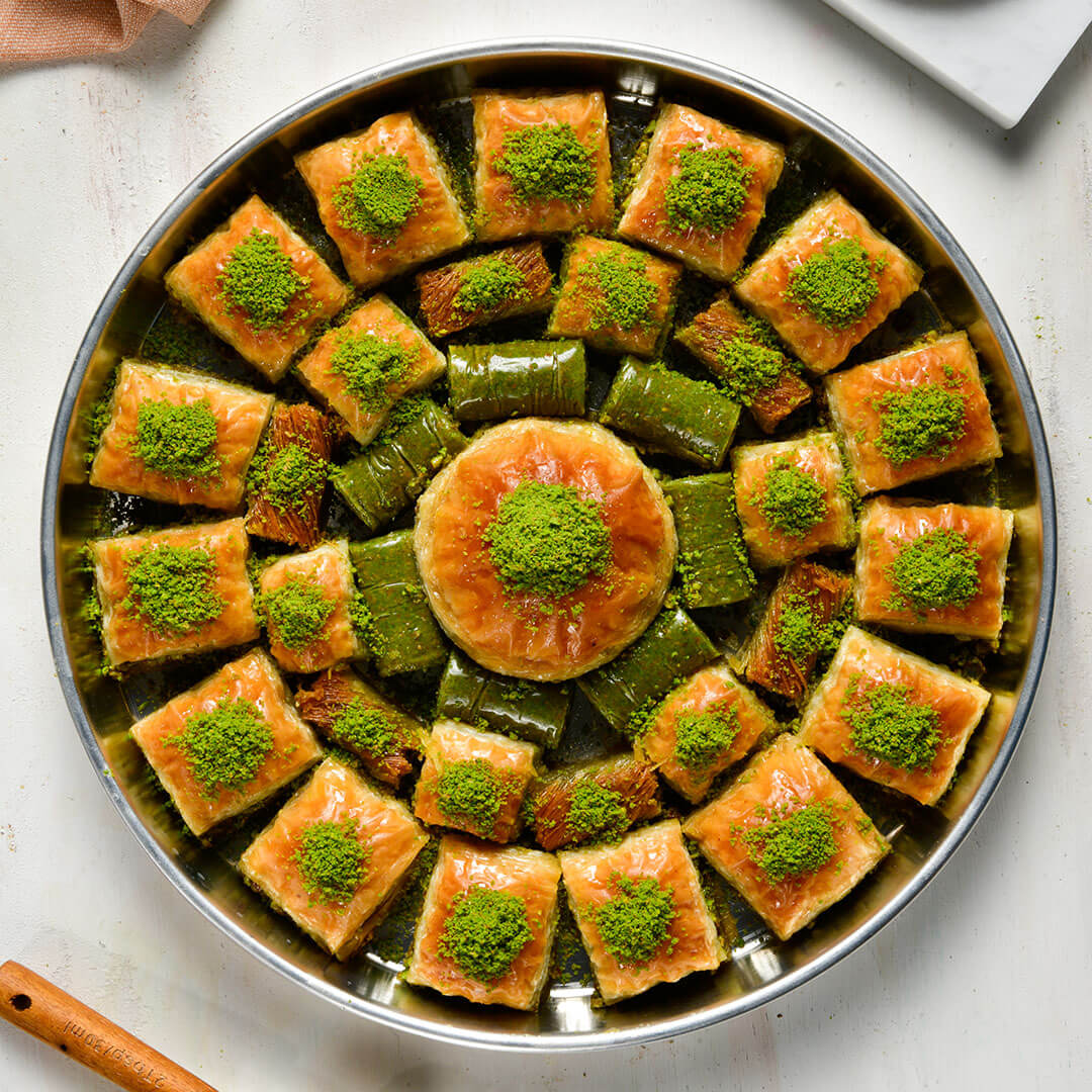Premium Pistachio Baklava Special Tray