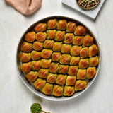 Pistachio Mussel Baklava in Tray